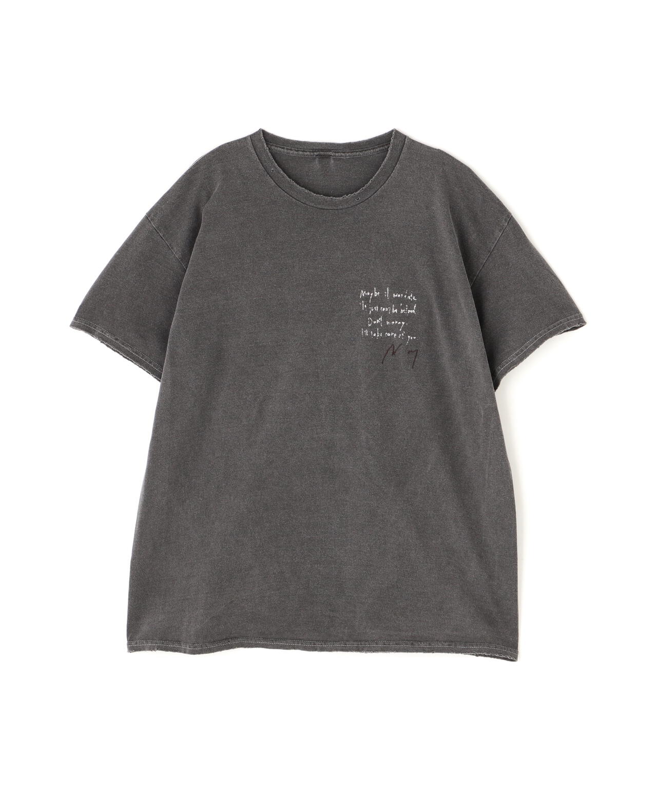 ANCELLM/アンセルム/MESSAGE T-SHIRT
