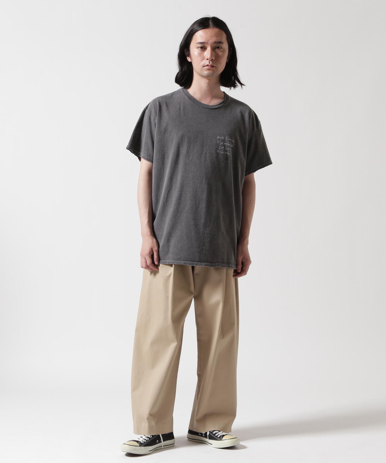 ANCELLM/アンセルム/MESSAGE T-SHIRT