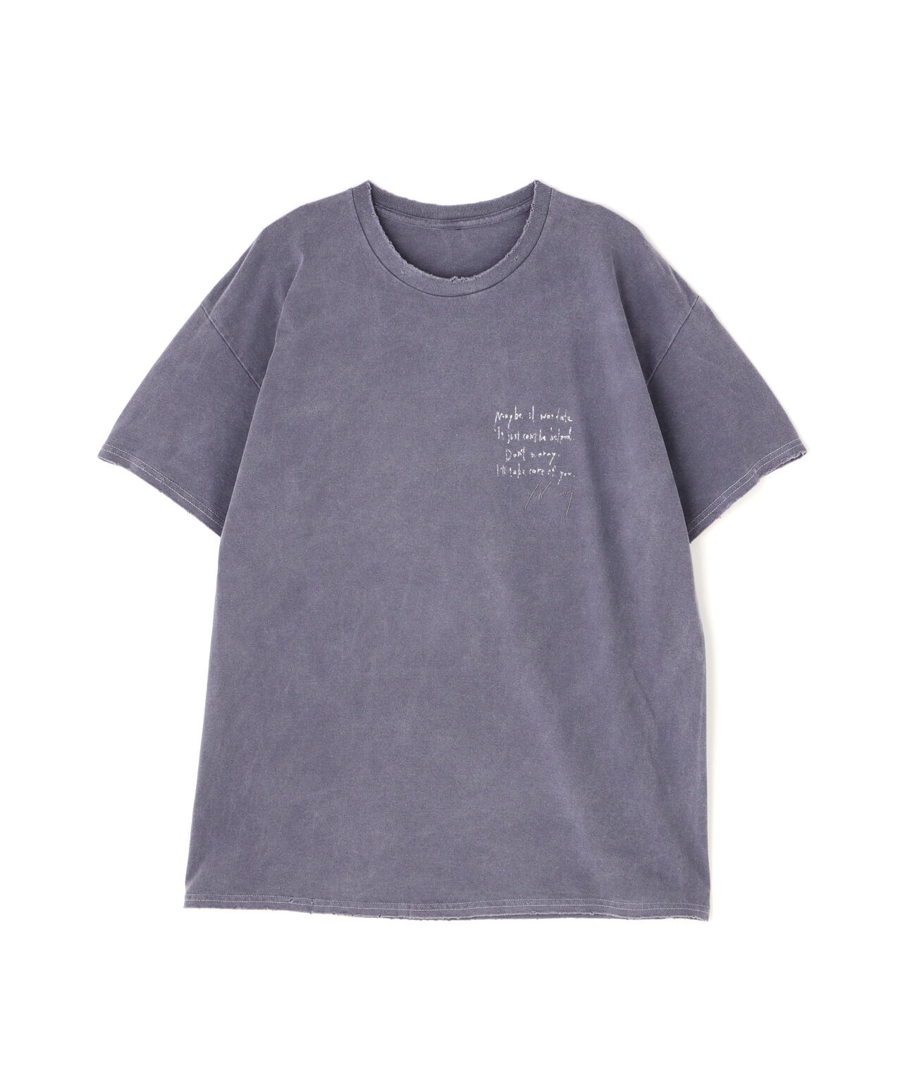 ANCELLM/アンセルム/MESSAGE T-SHIRT
