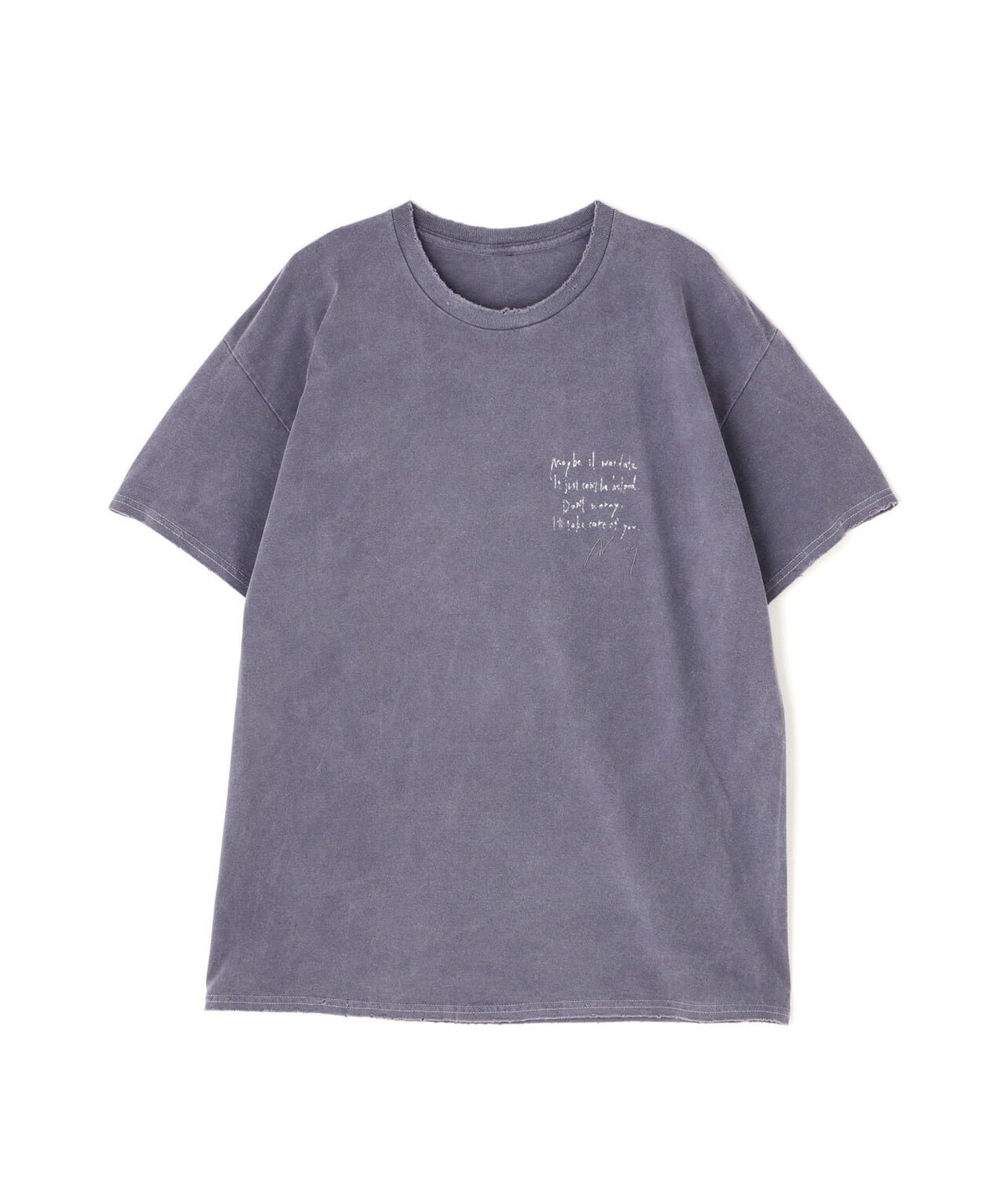 ANCELLM/アンセルム/MESSAGE T-SHIRT