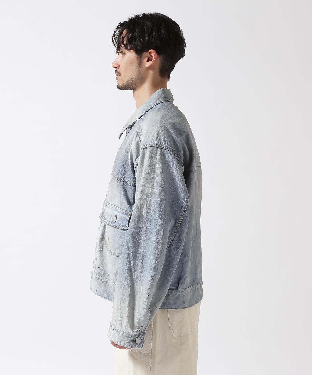 ANCELLM/アンセルム/AGING DENIM JACKET