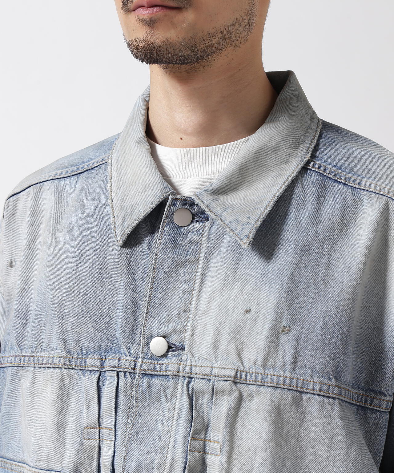 ANCELLM/アンセルム/AGING DENIM JACKET