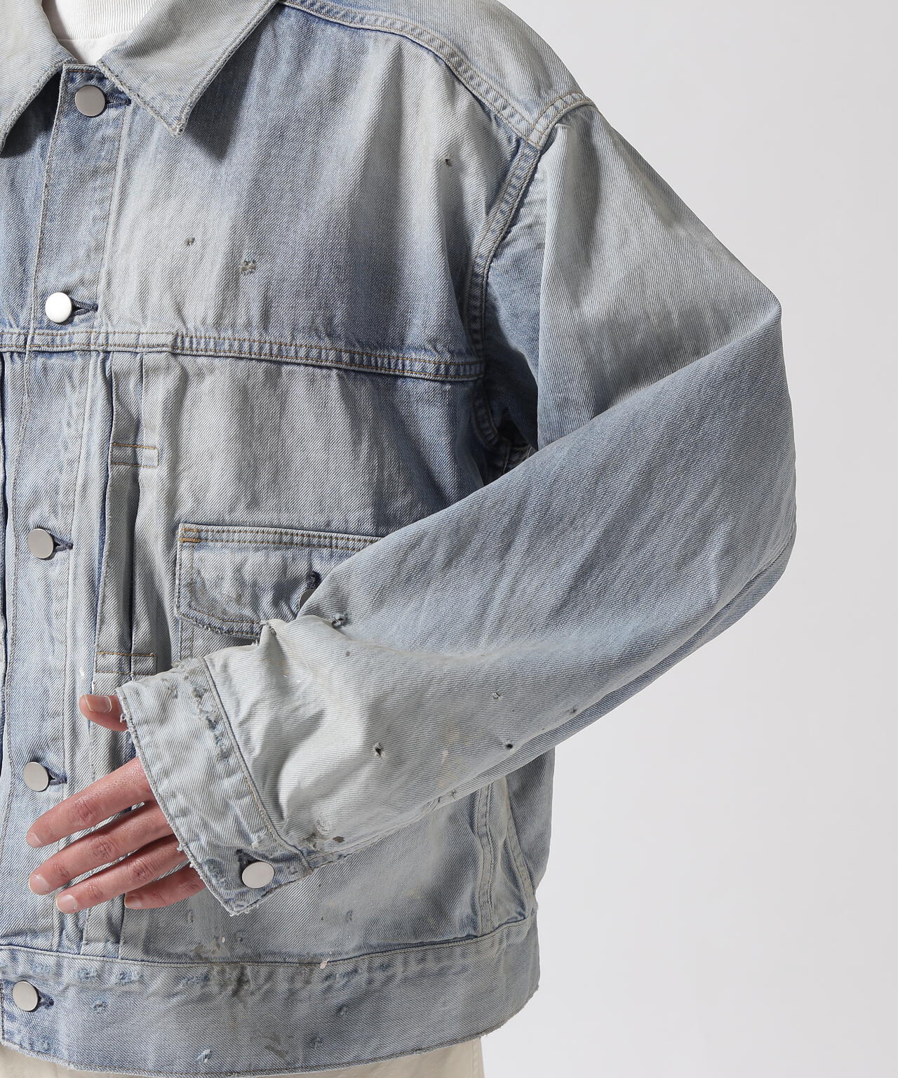 ANCELLM/アンセルム/AGING DENIM JACKET