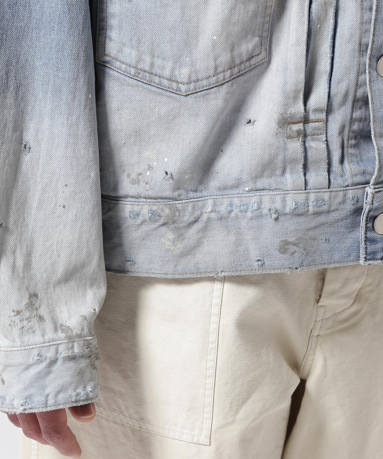 ANCELLM/アンセルム/AGING DENIM JACKET