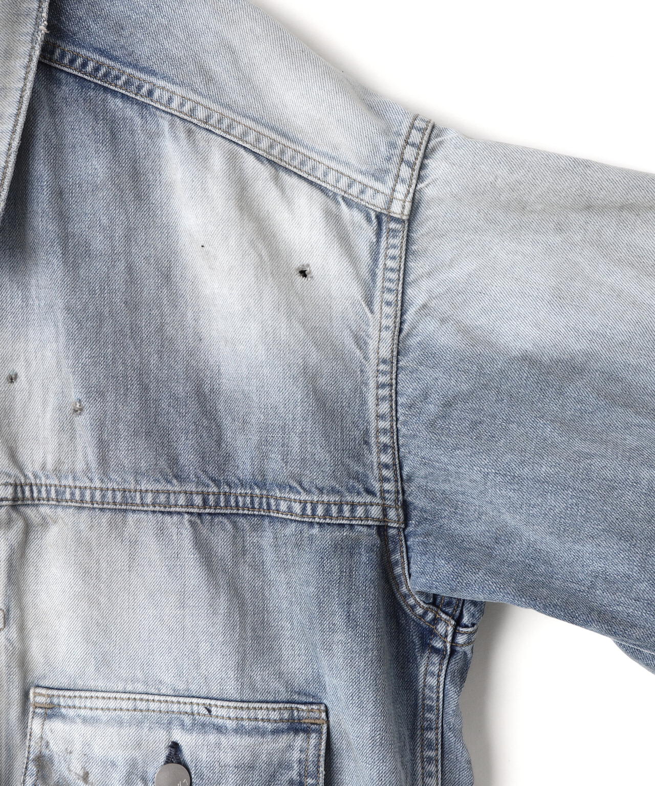 ANCELLM/アンセルム/AGING DENIM JACKET