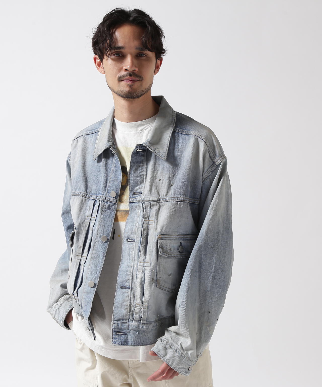 ANCELLM/アンセルム/AGING DENIM JACKET