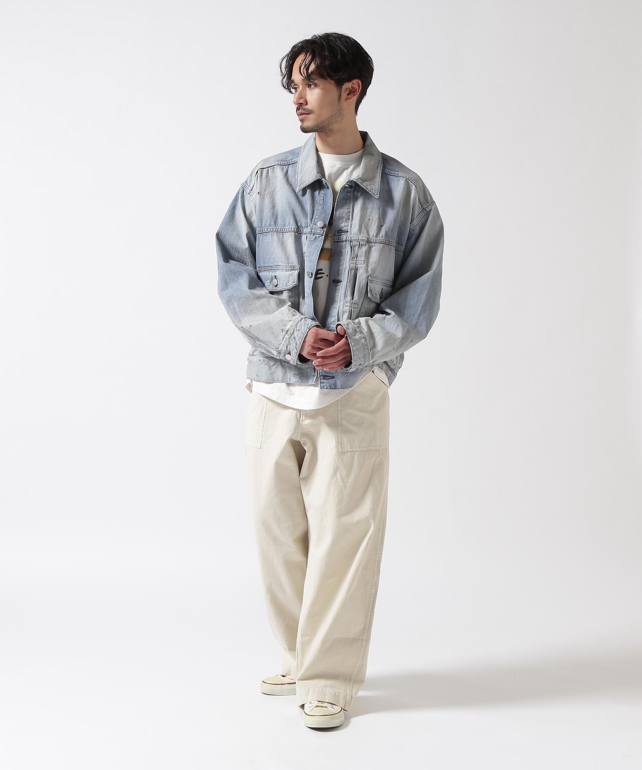 ANCELLM/アンセルム/AGING DENIM JACKET