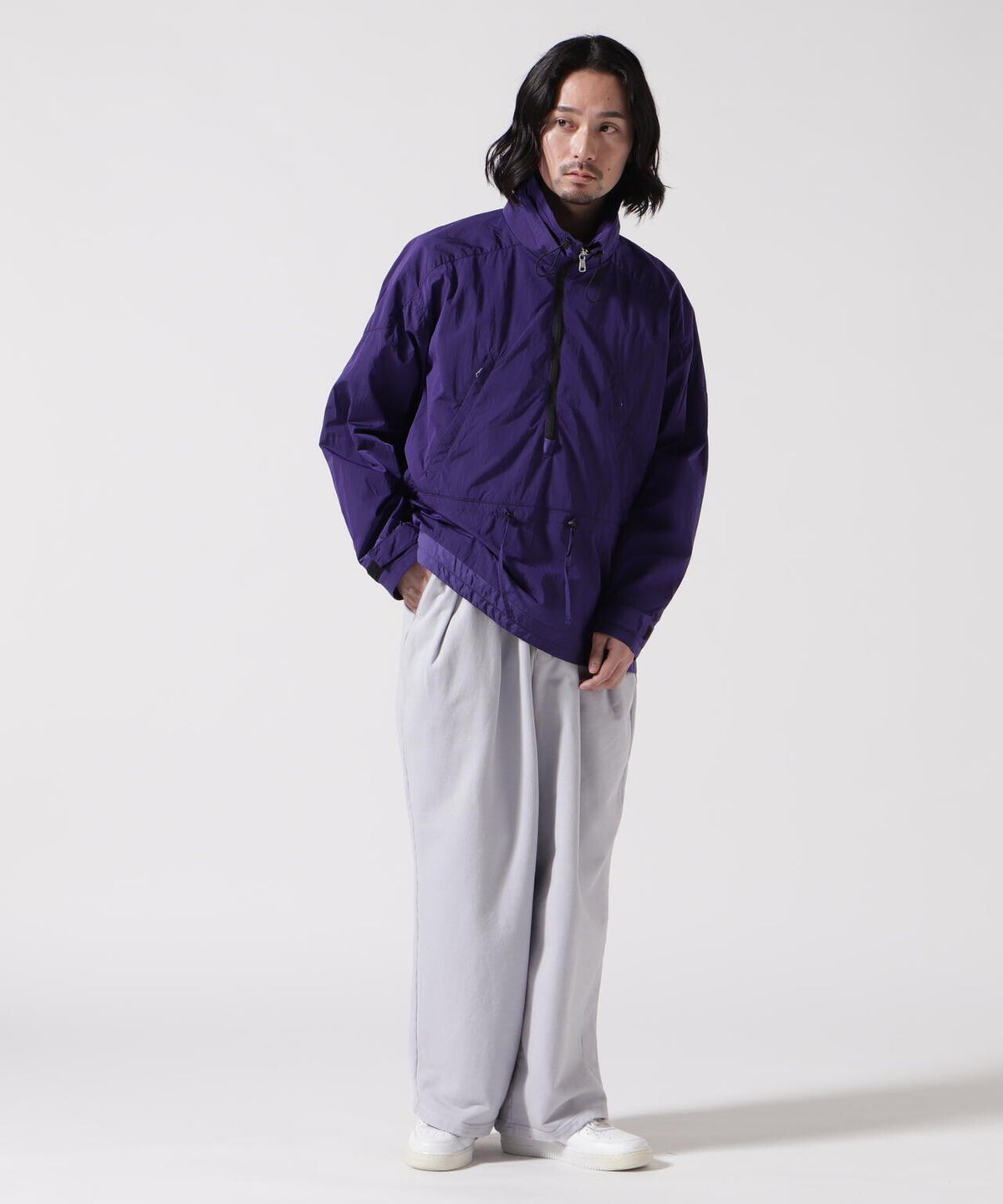 ANCELLM/アンセルム/NYLON PULLOVER JACKET