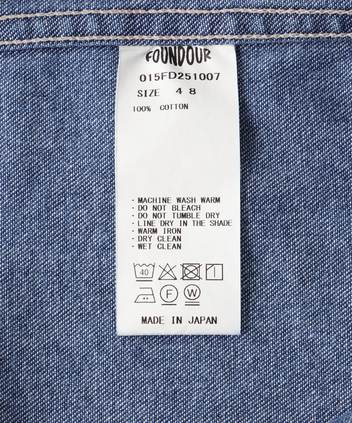 FOUNDOUR/ファウンダ/DENIM TRACKER JACKET