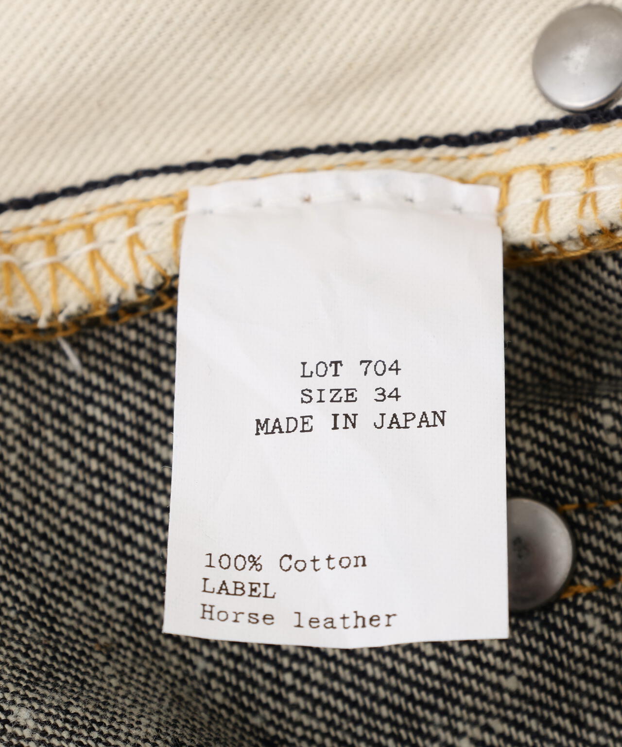 T.T/ティーティー/Lot.704 Denim Trousers C1920s/TAIGA TAKAHASHI/タイガタカハシ