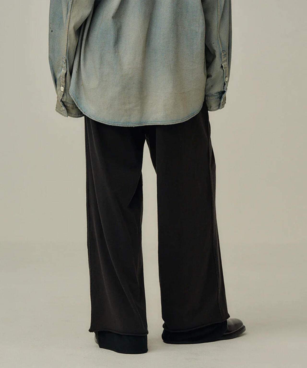 ANCELLM/アンセルム/DRAPE WIDE EASY CUT SLACKS