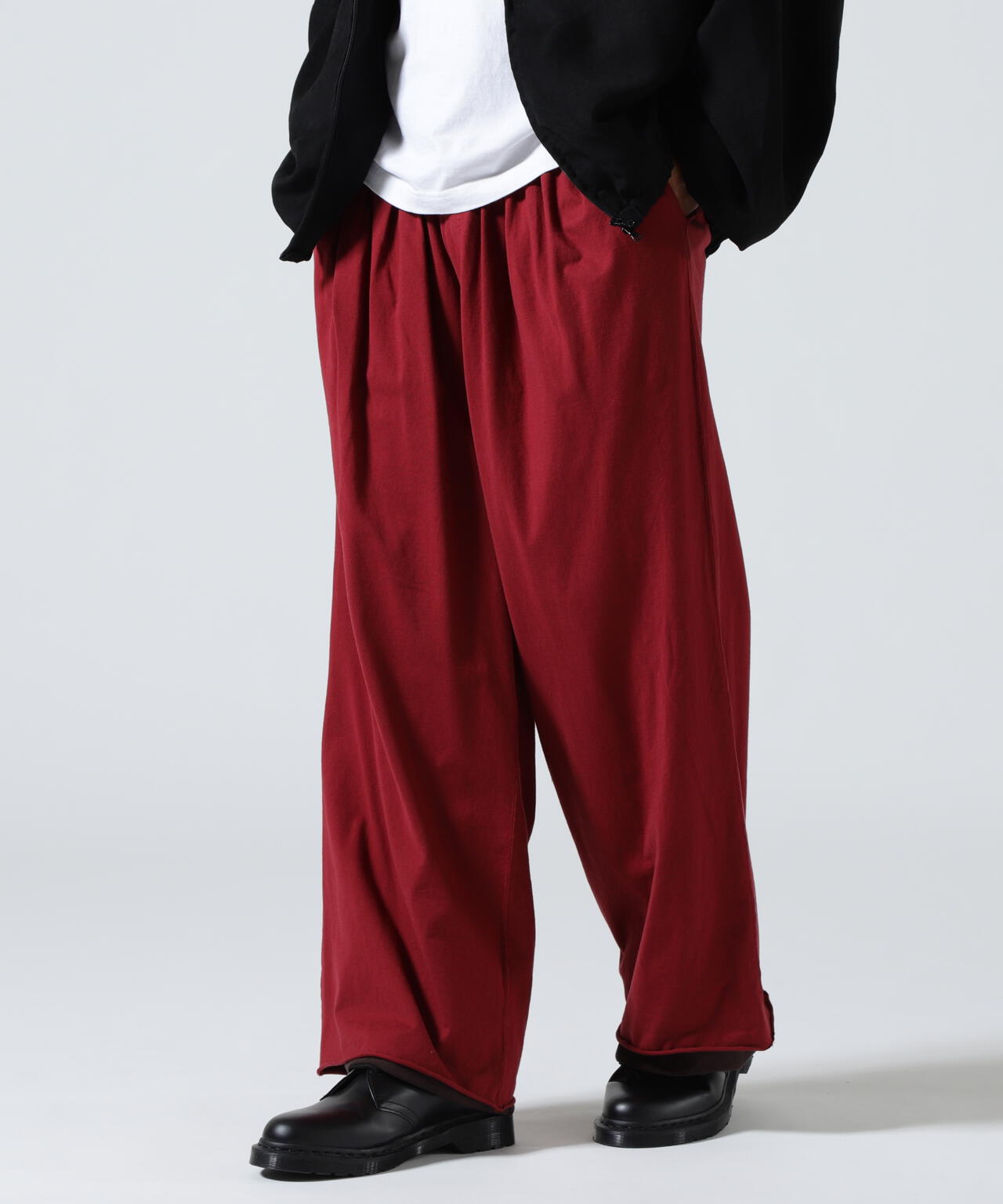 ANCELLM/アンセルム/DRAPE WIDE EASY CUT SLACKS