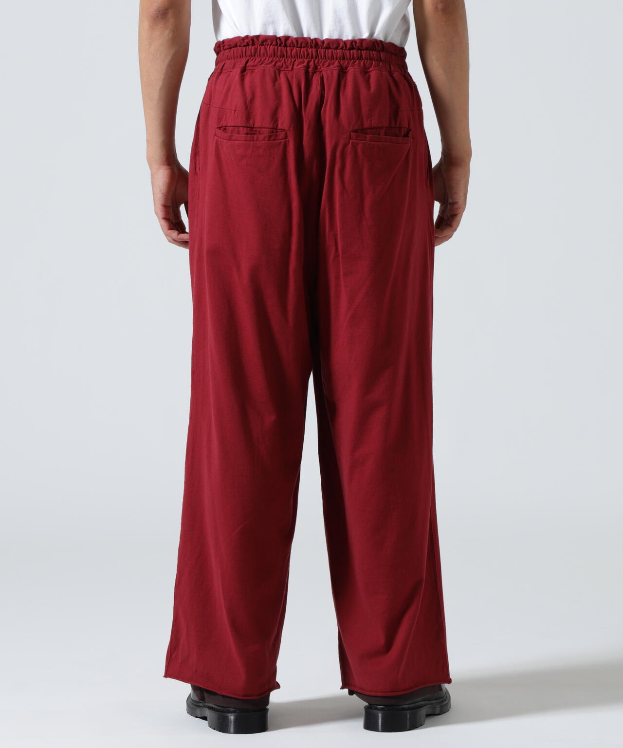 ANCELLM/アンセルム/DRAPE WIDE EASY CUT SLACKS