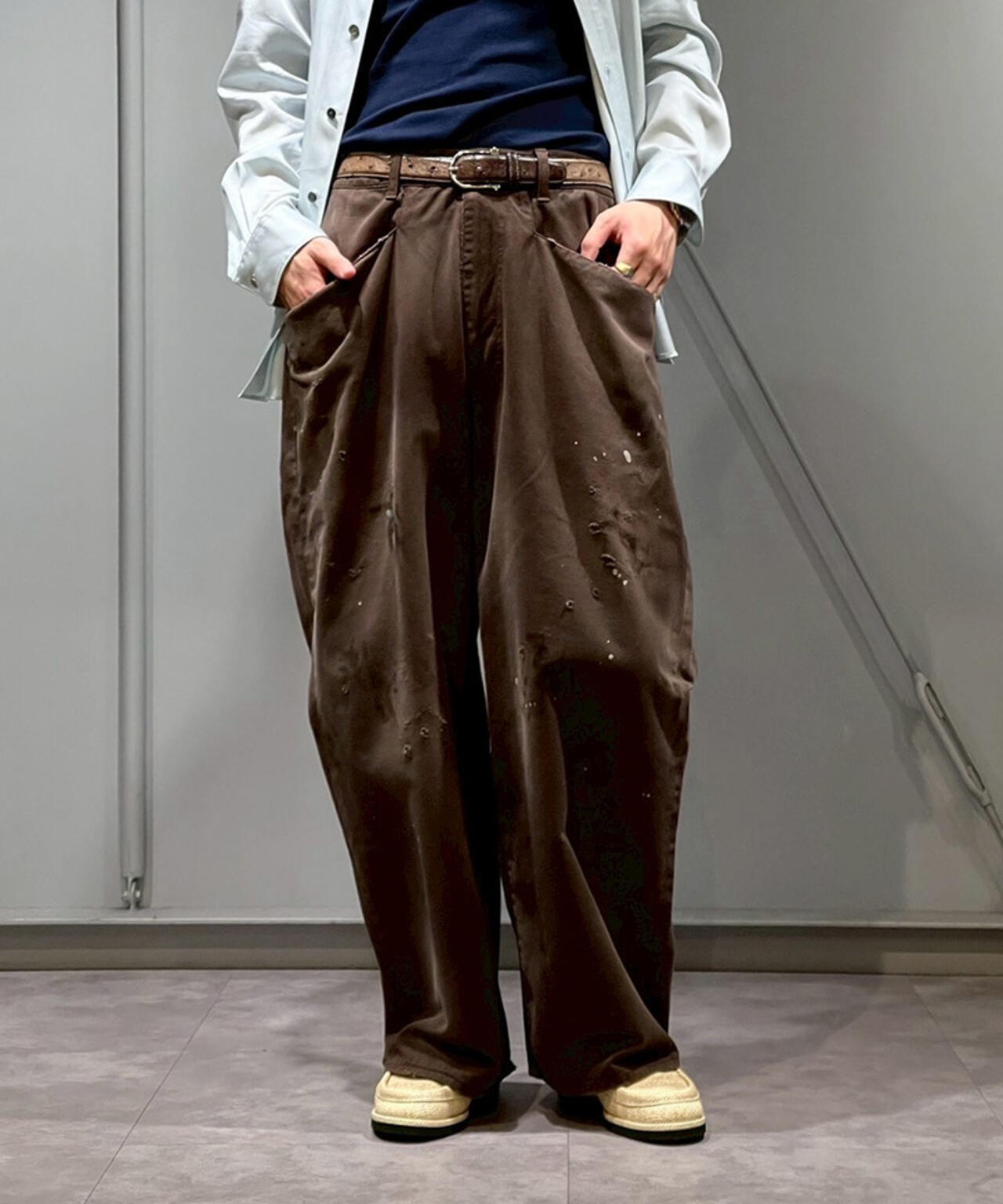 ANCELLM/アンセルム/WIDE CHINO SLACKS