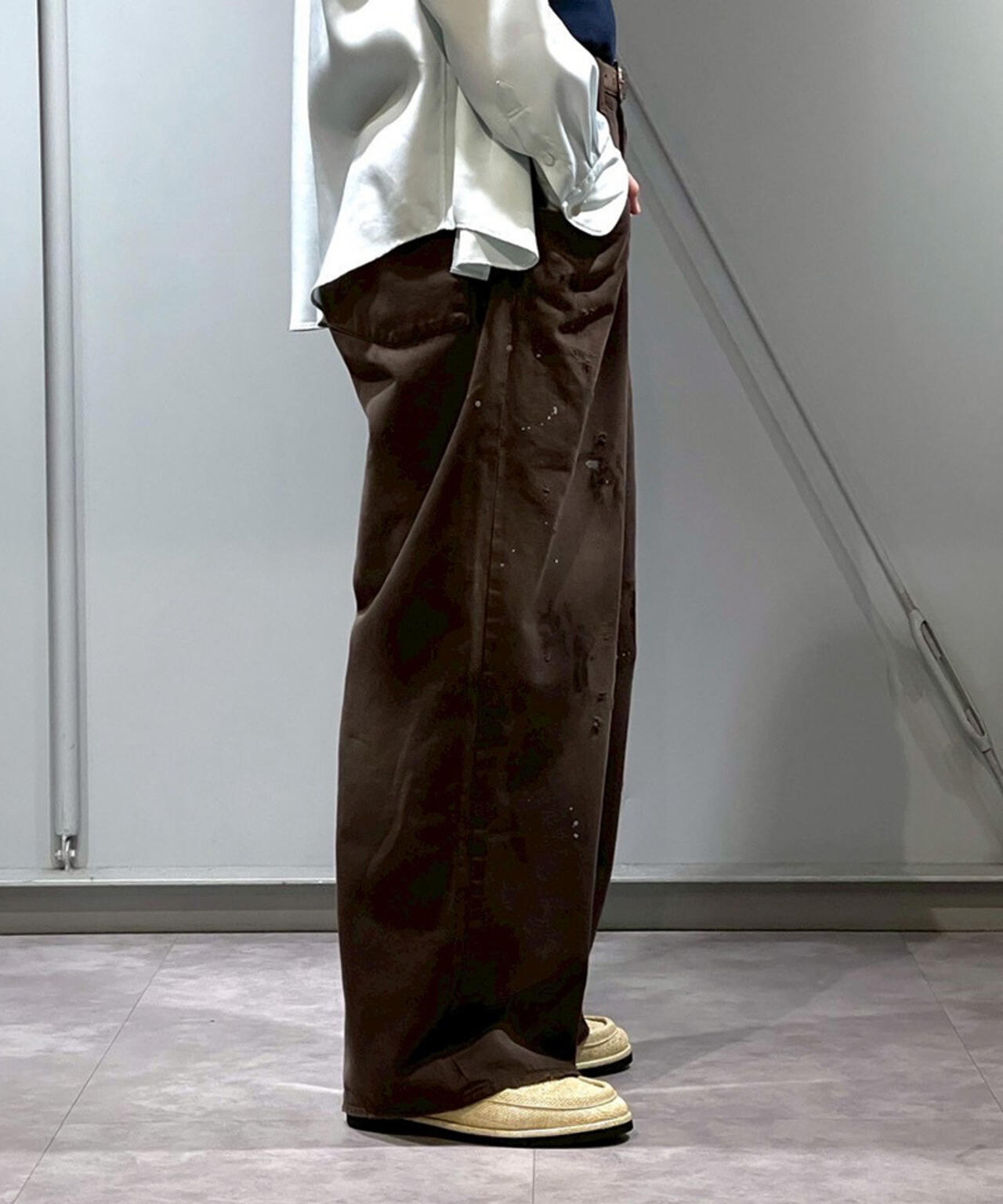 ANCELLM/アンセルム/WIDE CHINO SLACKS