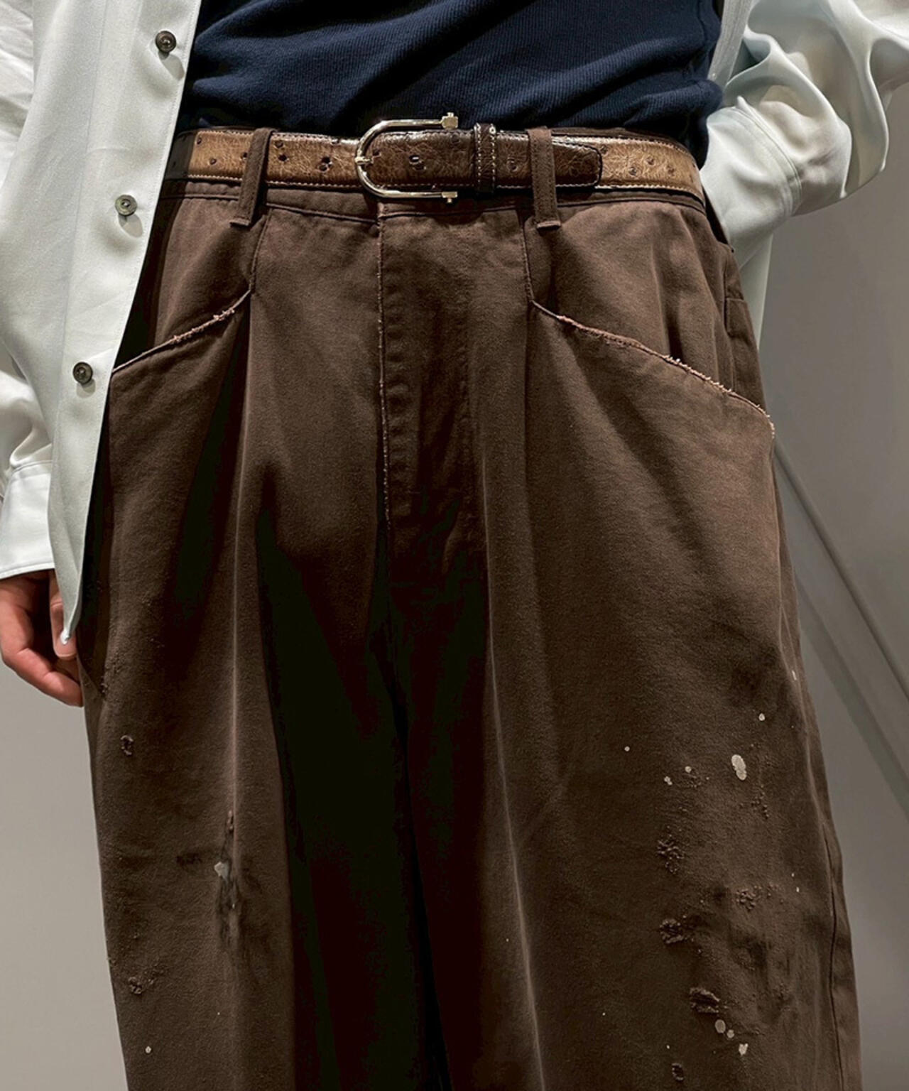 ANCELLM/アンセルム/WIDE CHINO SLACKS