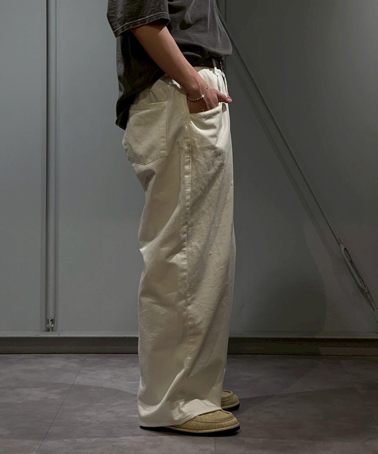 ANCELLM/アンセルム/WIDE CHINO SLACKS