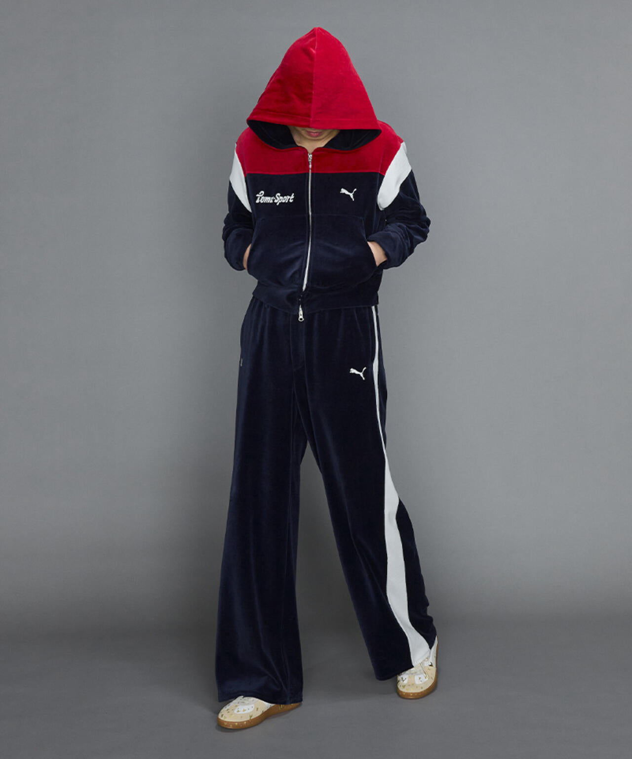 PUMA×MASU/プーマ×エムエーエスユー/ T7 WIDE TRACK PANTS