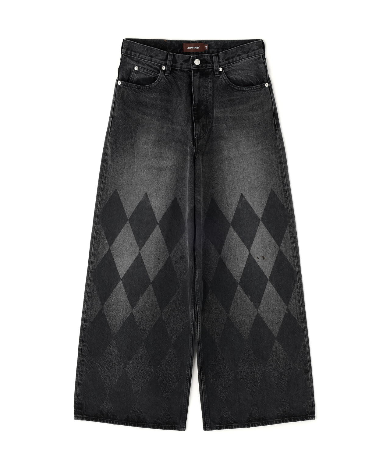 MASU/エムエーエスユー/MB BAGGY JEANS DIAMOND/ B25F9PL003