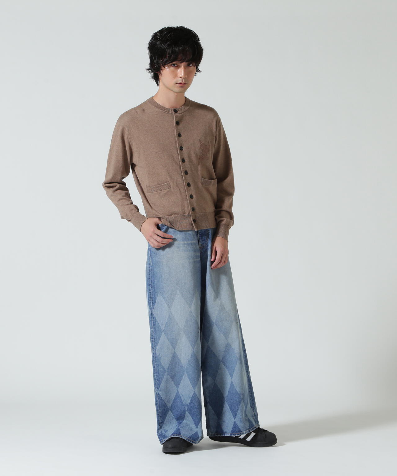 MASU/エムエーエスユー/MB BAGGY JEANS DIAMOND/ B25F9PL003