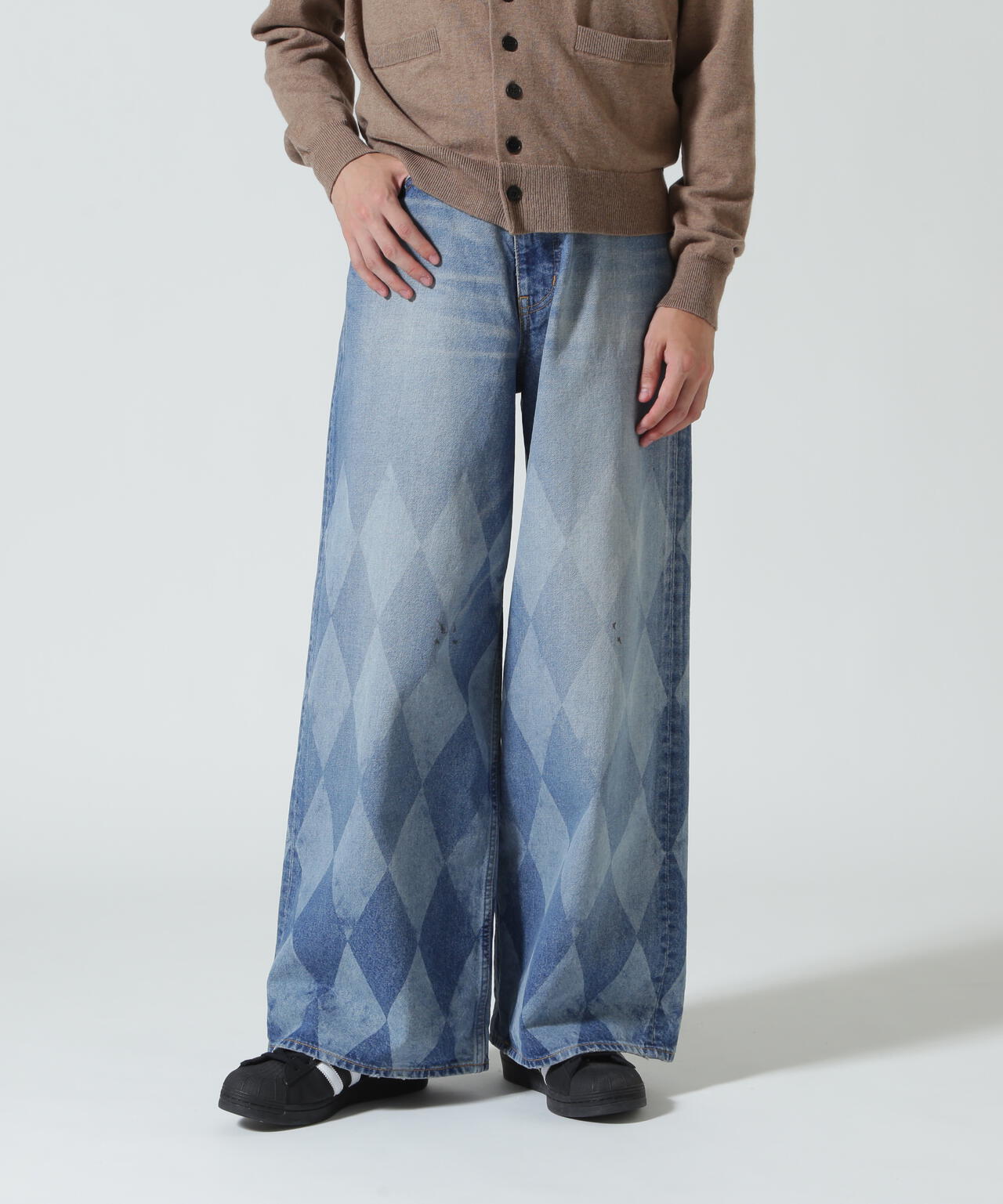 MASU/エムエーエスユー/MB BAGGY JEANS DIAMOND/ B25F9PL003