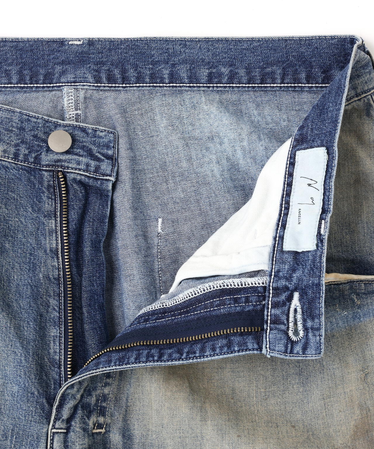 ANCELLM/アンセルム/DENIM WIDE SLACKS