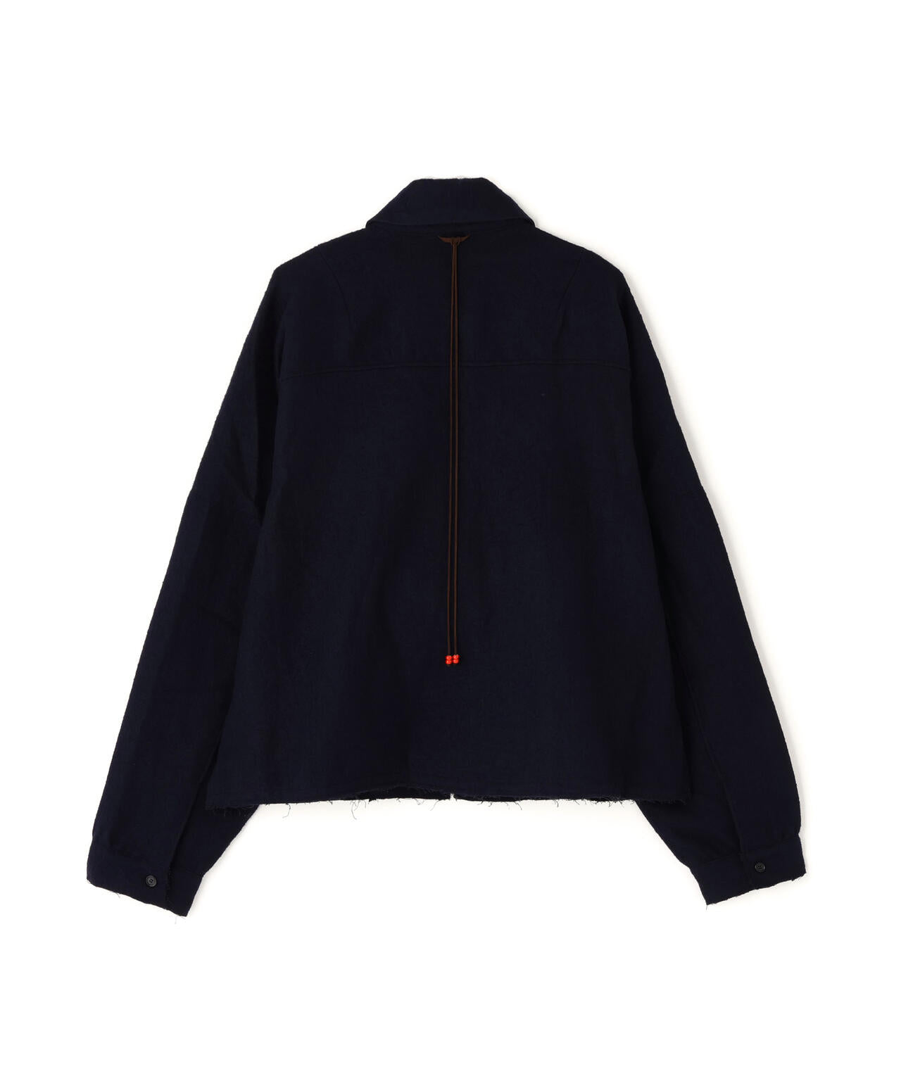 ANCELLM/アンセルム/SHRINK WOOL SHORT ZIPUP SHIRT JACKET