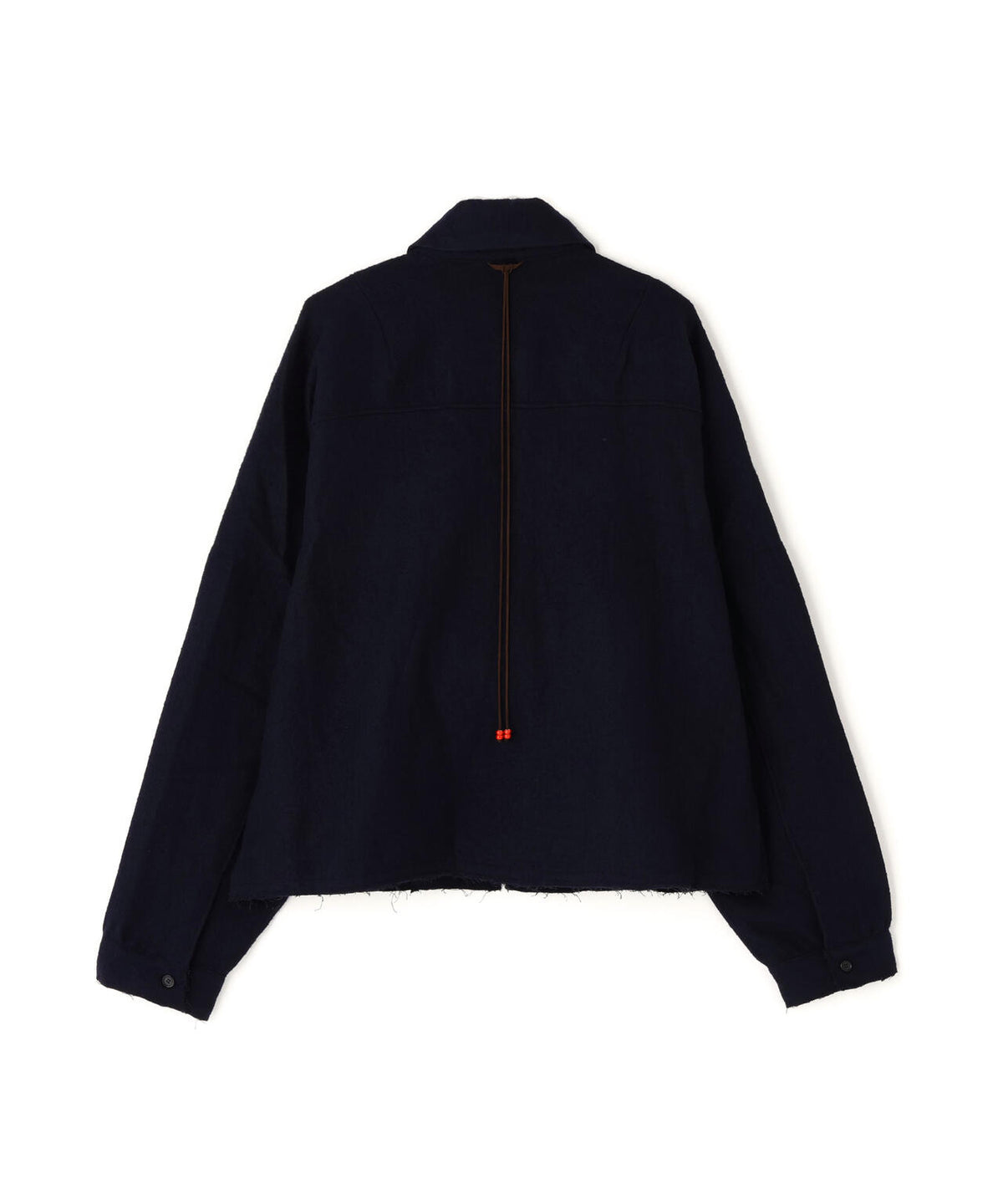 ANCELLM/アンセルム/SHRINK WOOL SHORT ZIPUP SHIRT JACKET