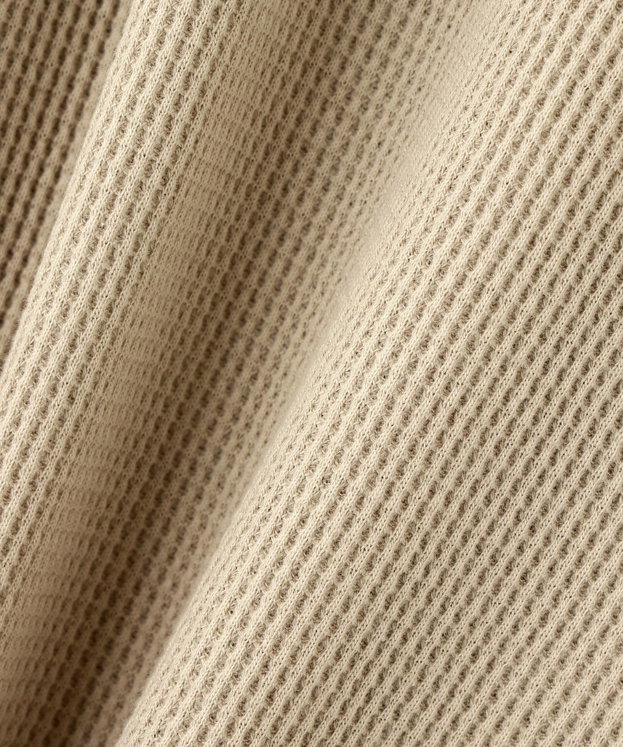 ANCELLM/アンセルム/DAMAGE WAFFLE CREW LS T