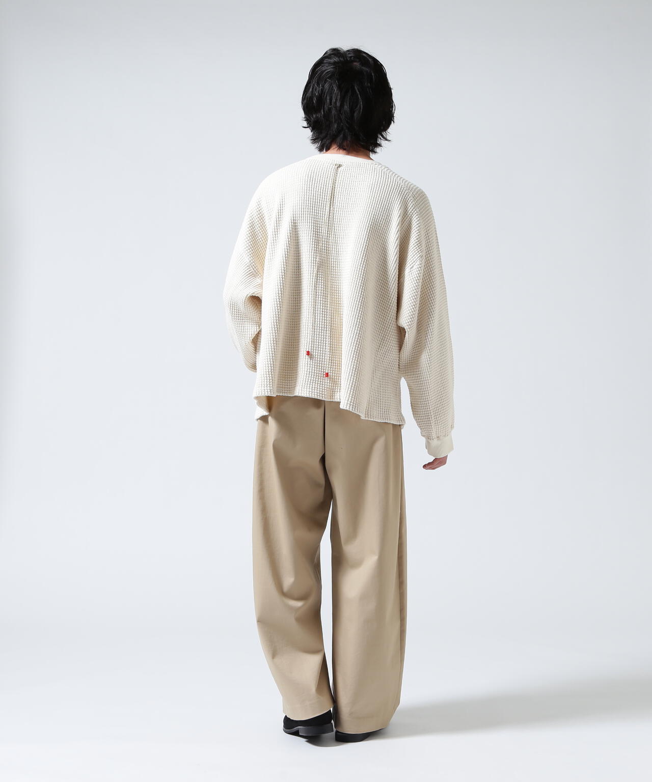 ANCELLM/アンセルム/HEAVY WAFFLE OVER LS