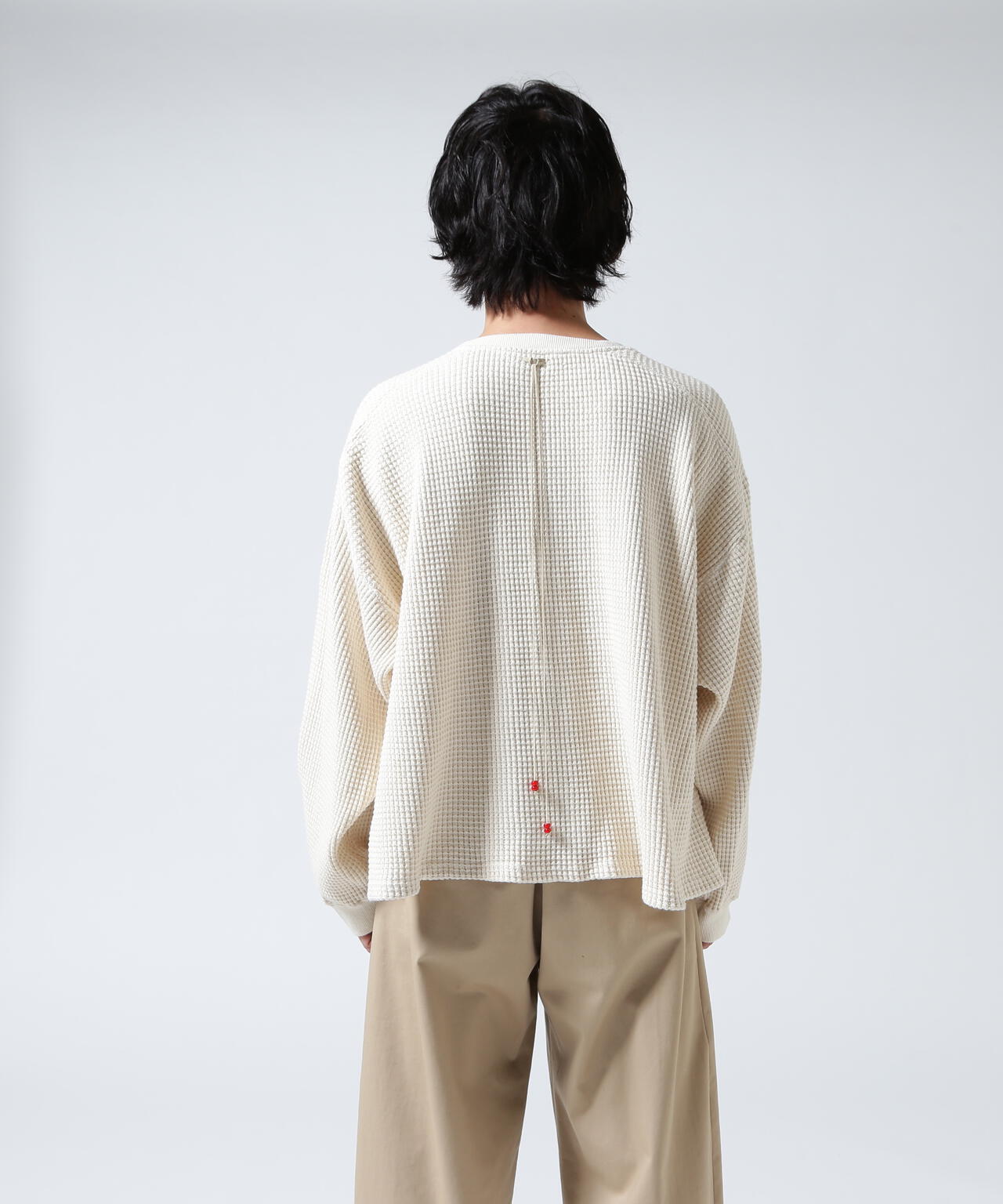 ANCELLM/アンセルム/HEAVY WAFFLE OVER LS