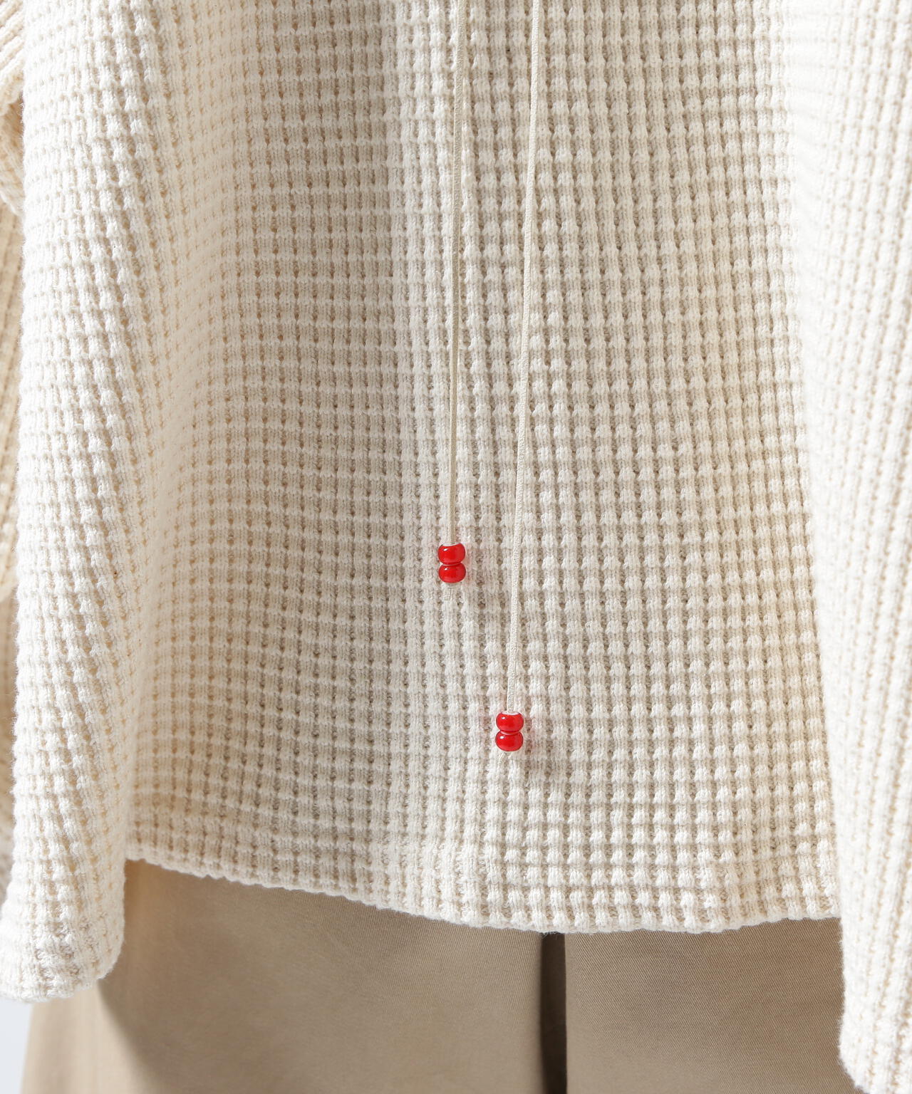 ANCELLM/アンセルム/HEAVY WAFFLE OVER LS