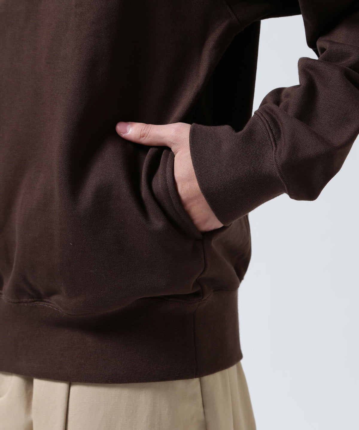 Toironier/トワロニエ/Half Zip Sweat Shirts