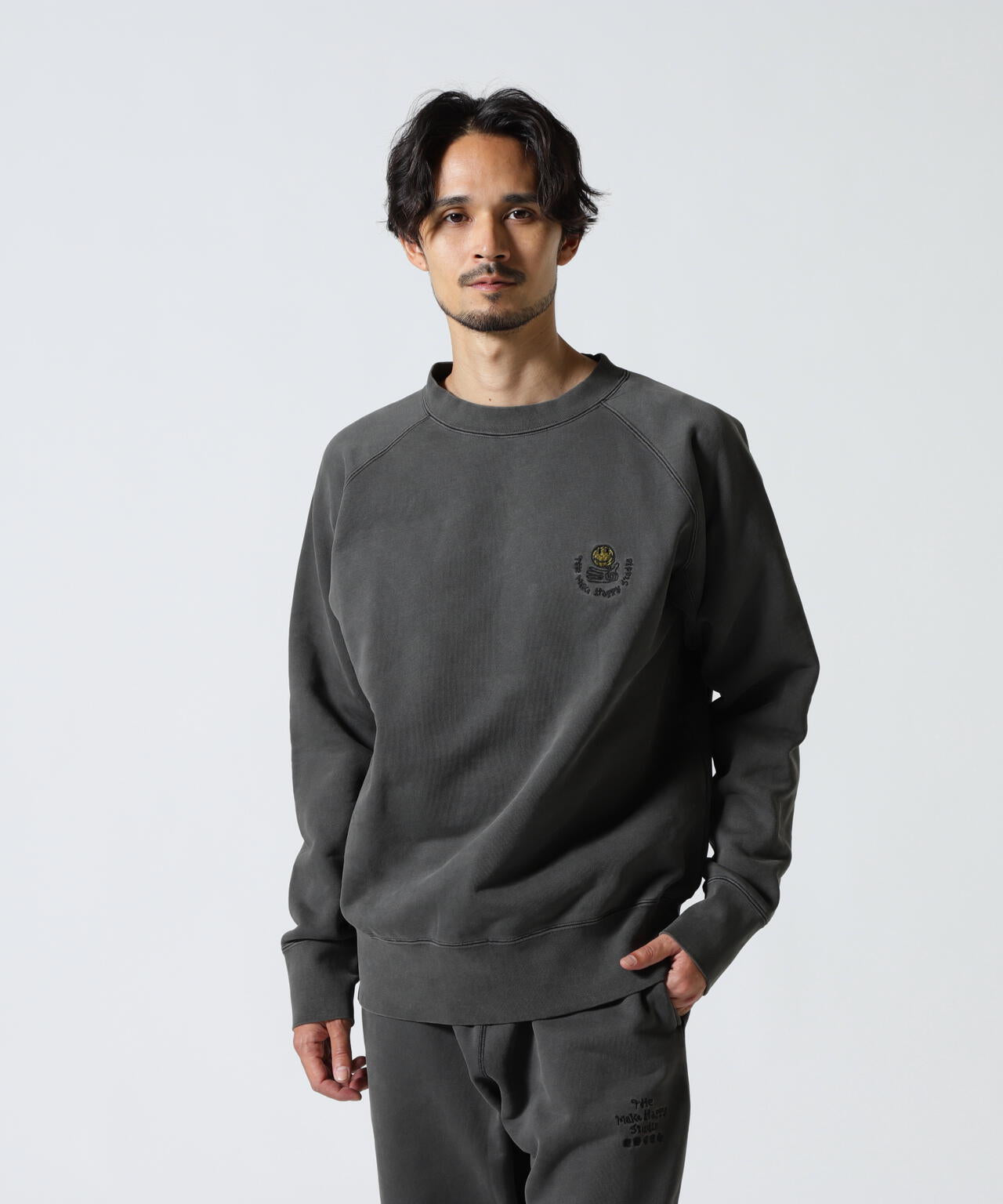 The Make Happy Studio/ザメイクハッピーストゥディオ/RAGLAN CREWNECK SWEAT