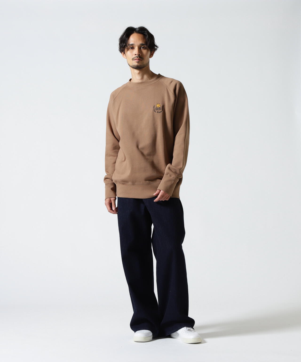 The Make Happy Studio/ザメイクハッピーストゥディオ/RAGLAN CREWNECK SWEAT