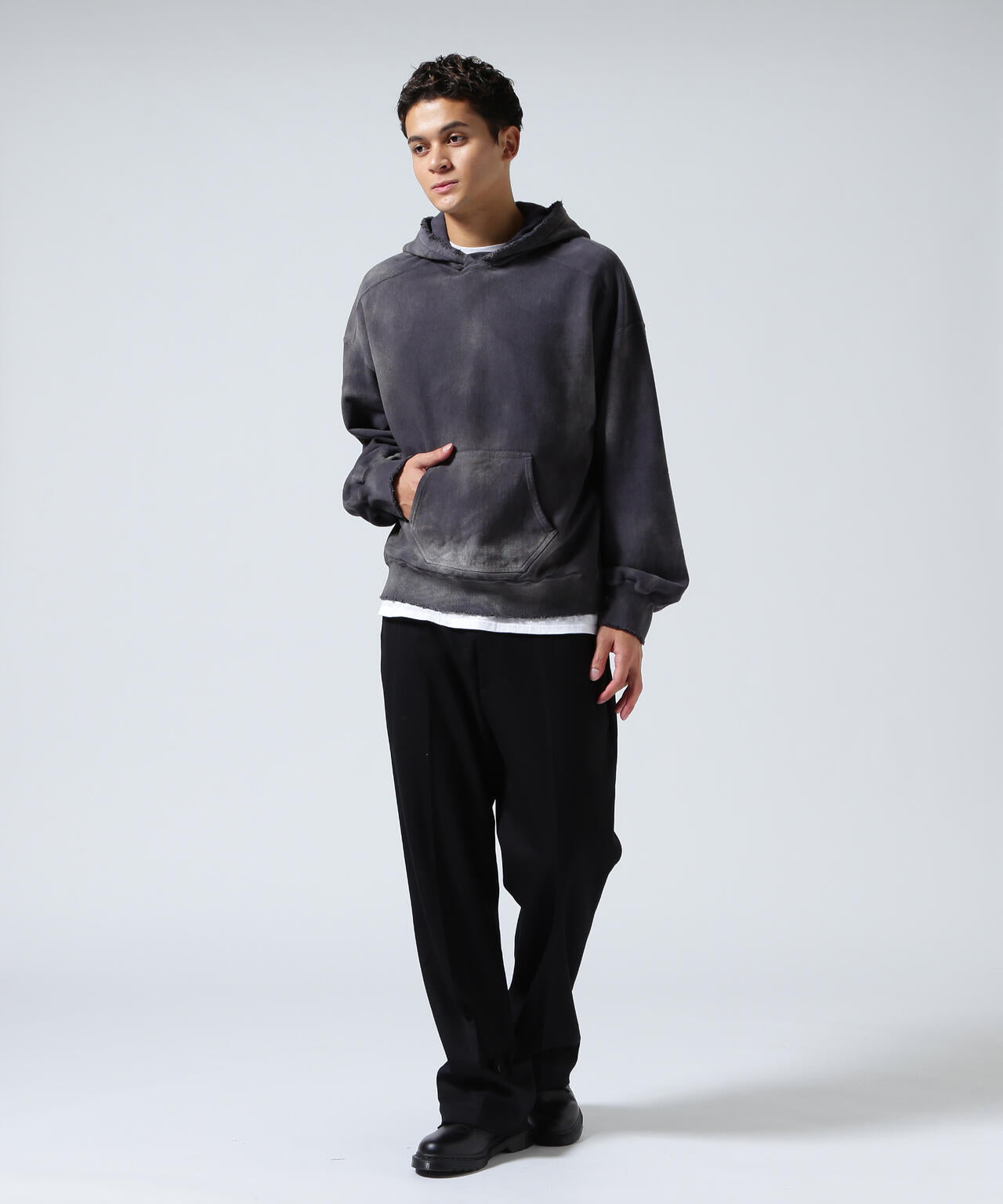 ANCELLM/アンセルム/SWITCHING HOODIE