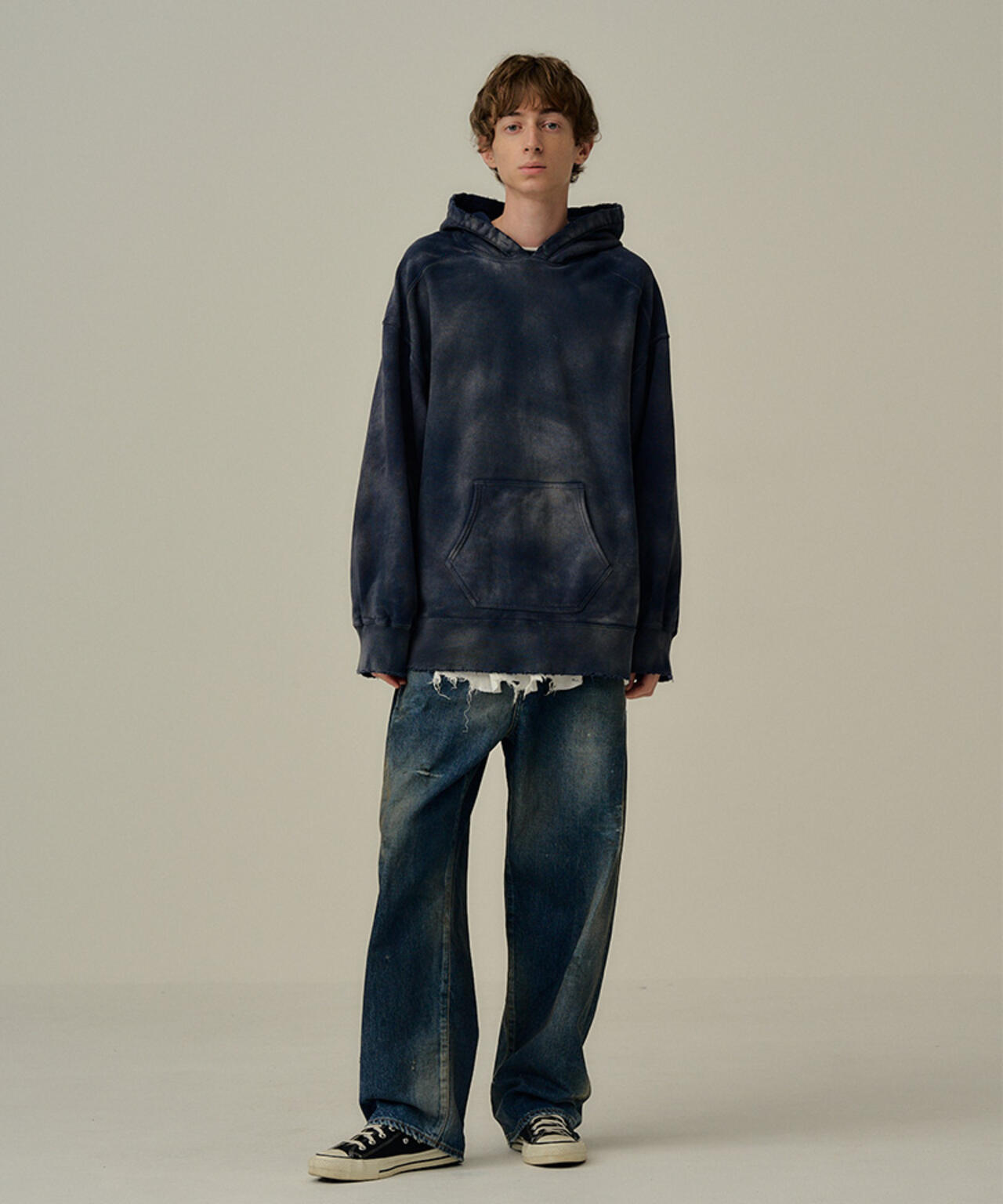 ANCELLM/アンセルム/SWITCHING HOODIE