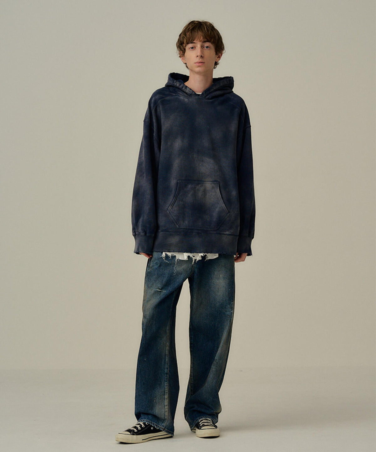 ANCELLM/アンセルム/SWITCHING HOODIE