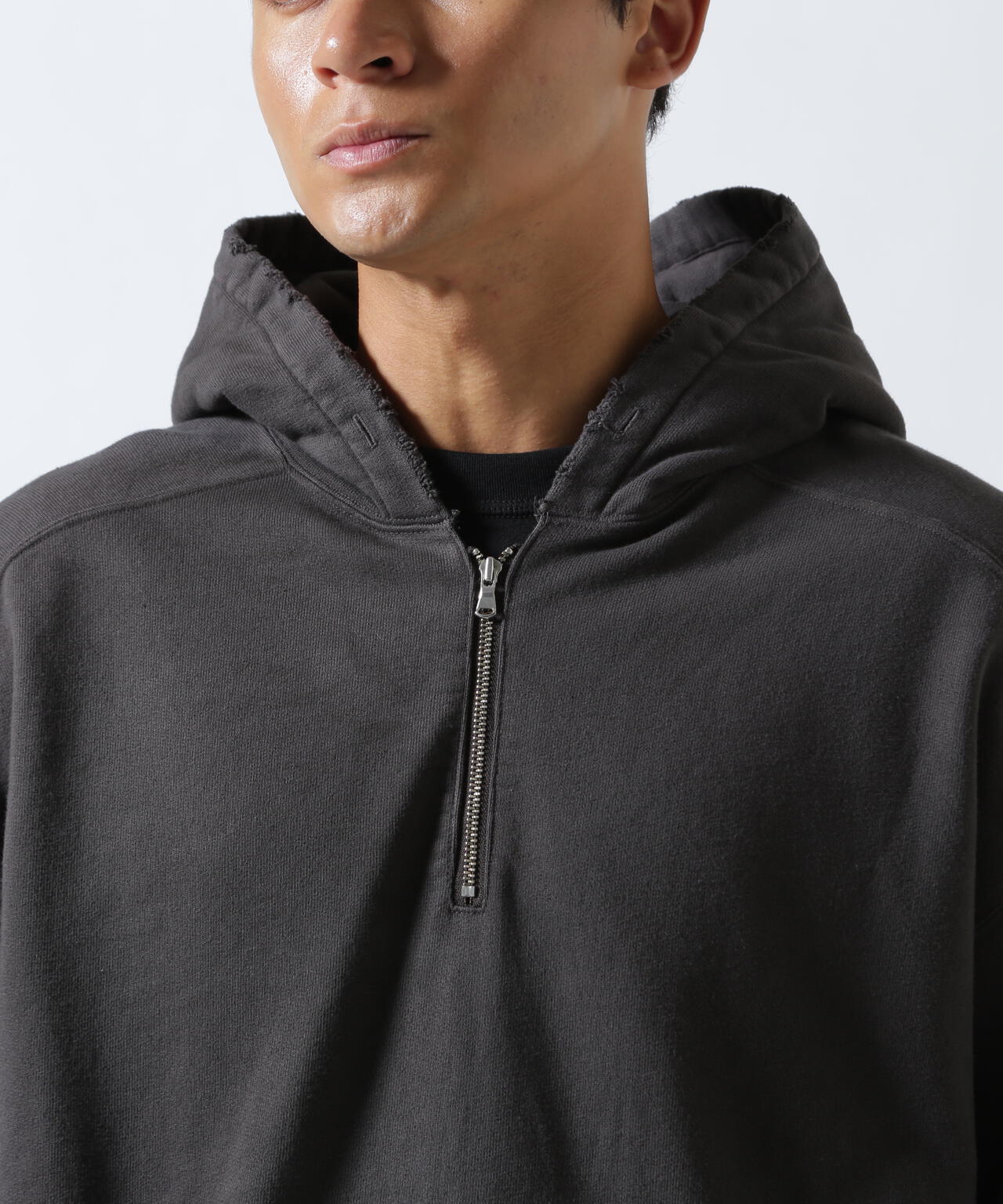 ANCELLM/アンセルム/HALF ZIP HOODIE