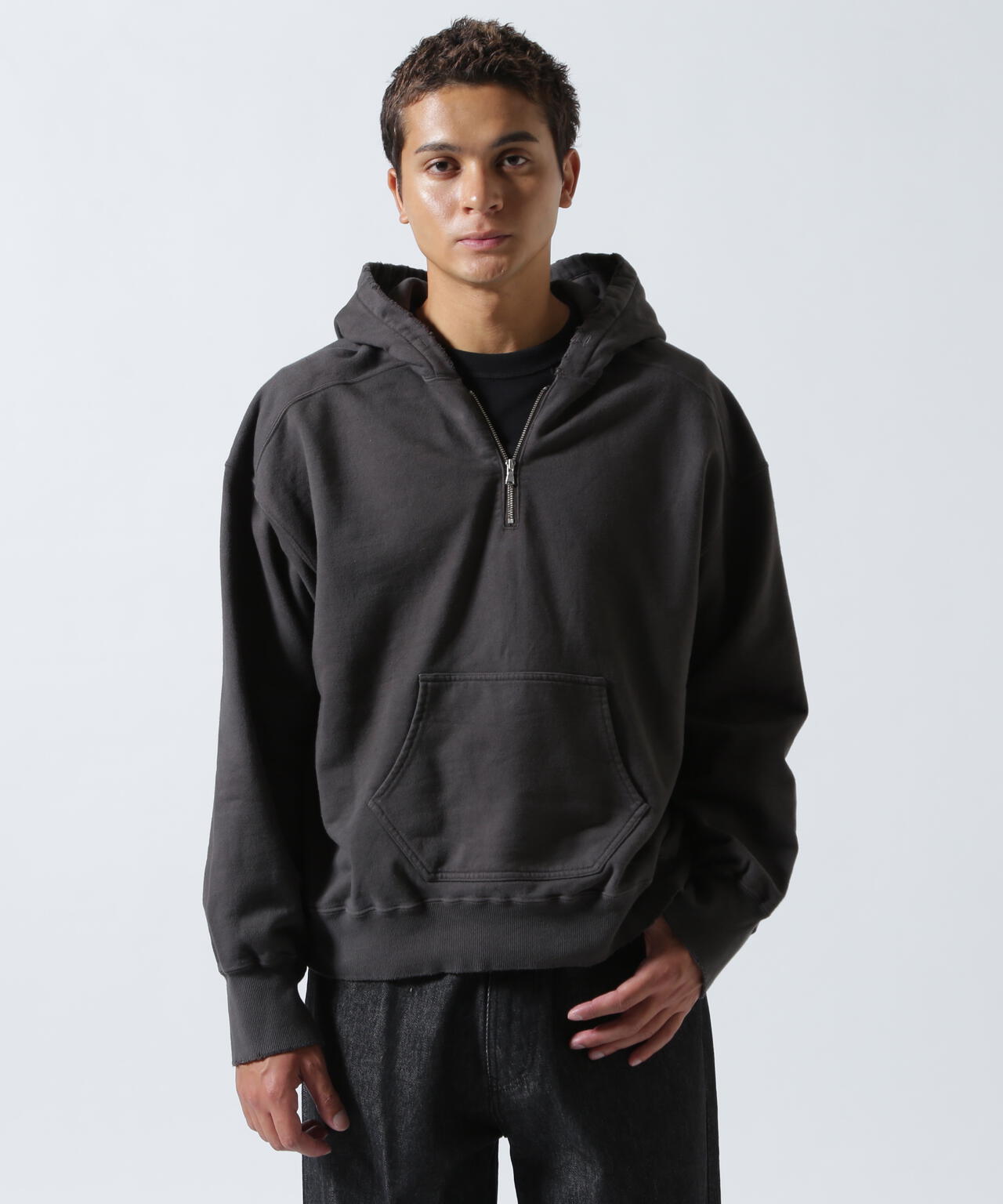 ANCELLM/アンセルム/HALF ZIP HOODIE