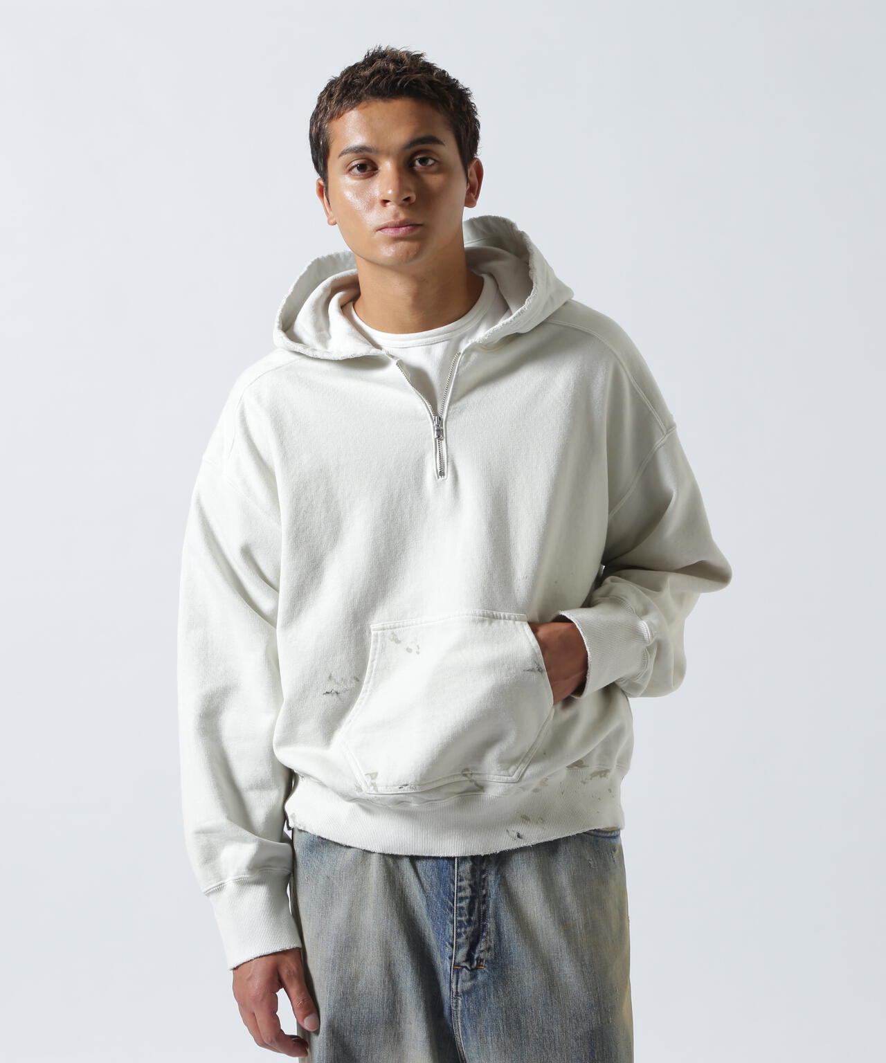 ANCELLM/アンセルム/HALF ZIP HOODIE