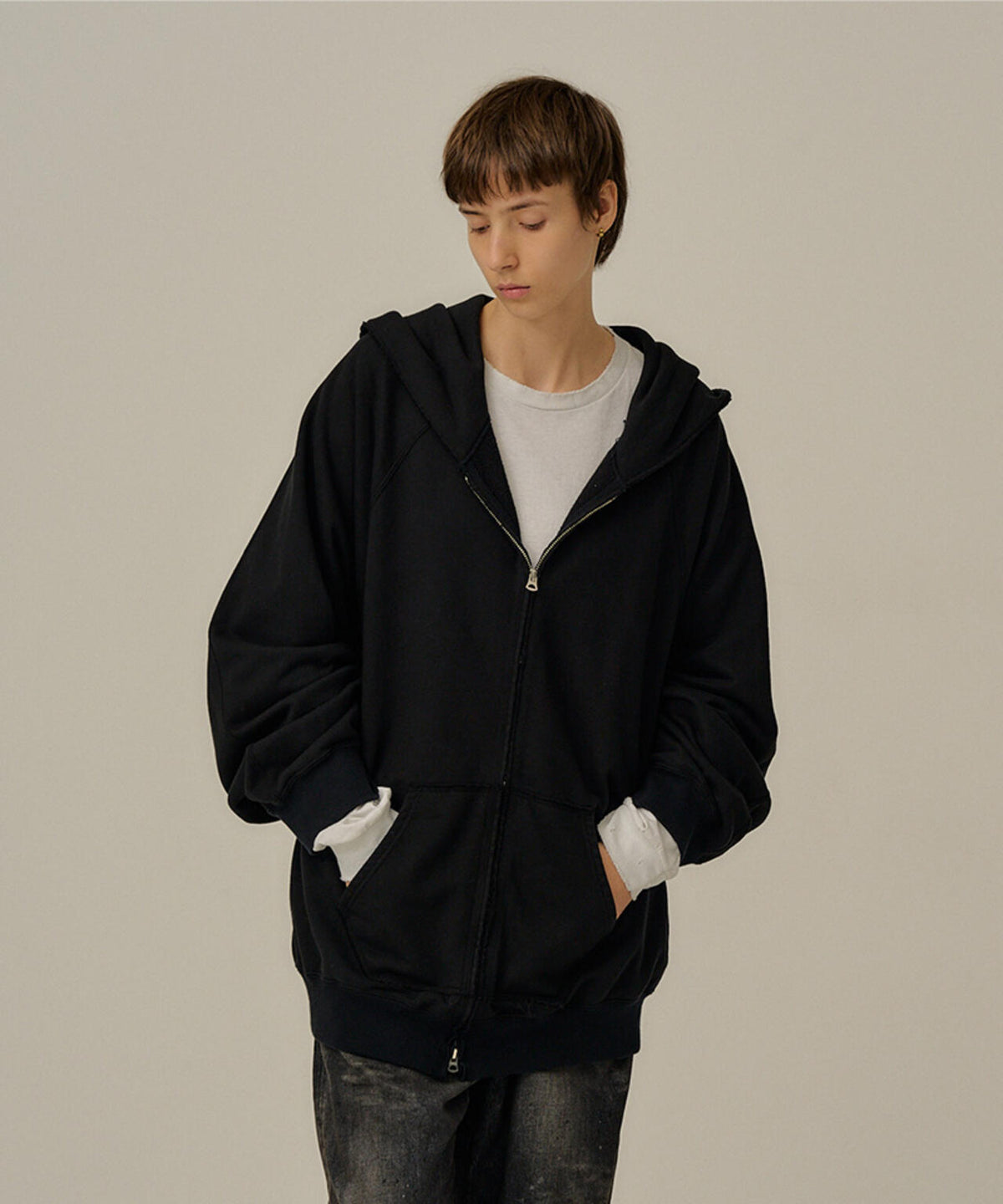 ANCELLM/アンセルム/SWEAT HOODIE COAT