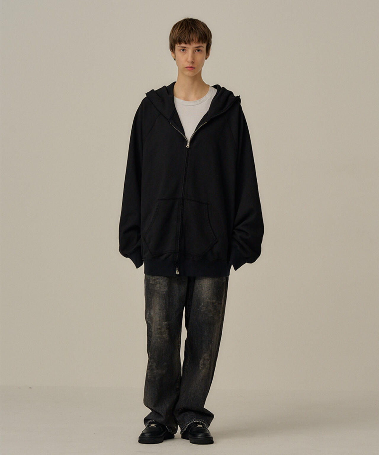 ANCELLM/アンセルム/SWEAT HOODIE COAT