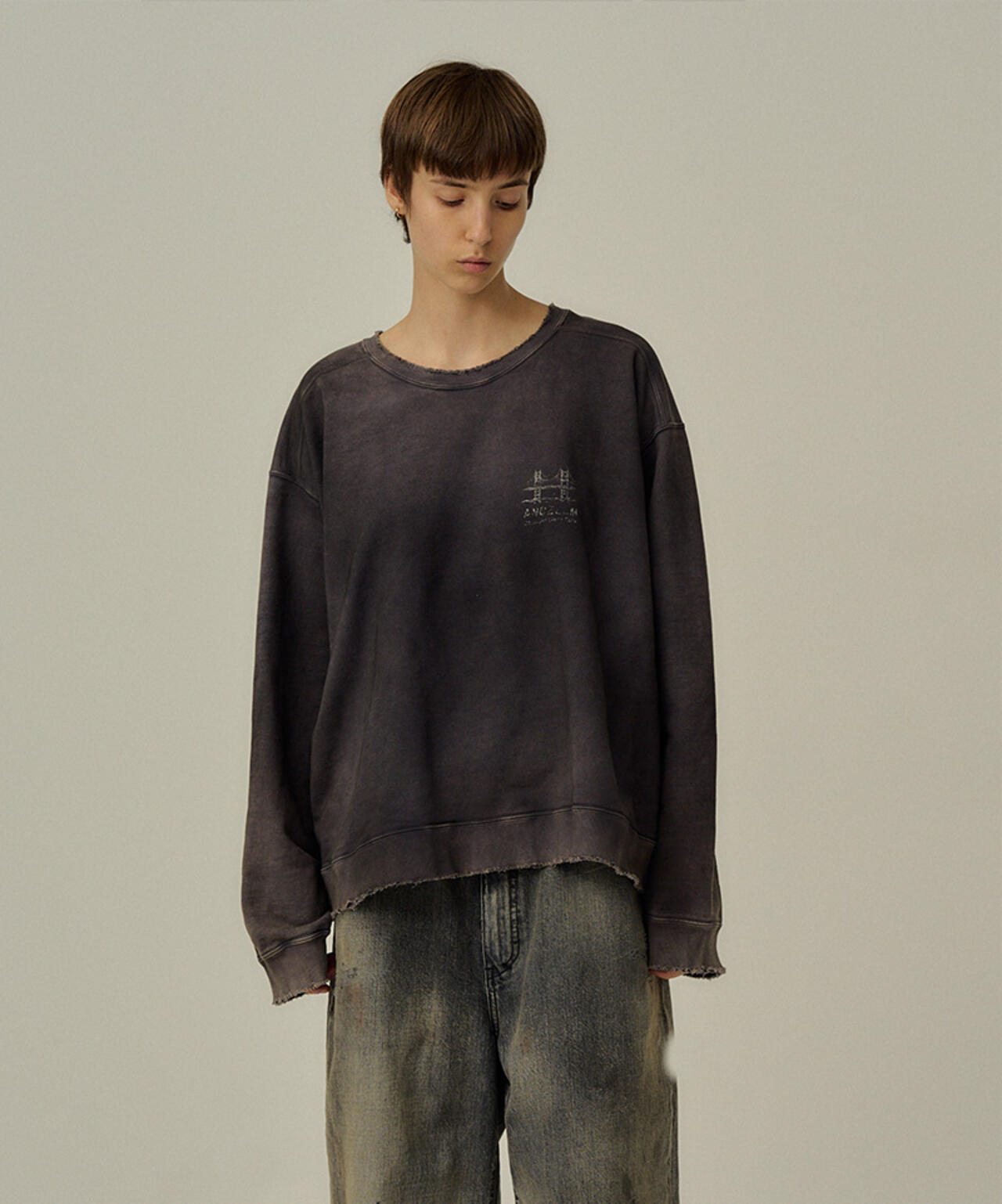 ANCELLM/アンセルム/BRIDGE SWEAT SHIRT