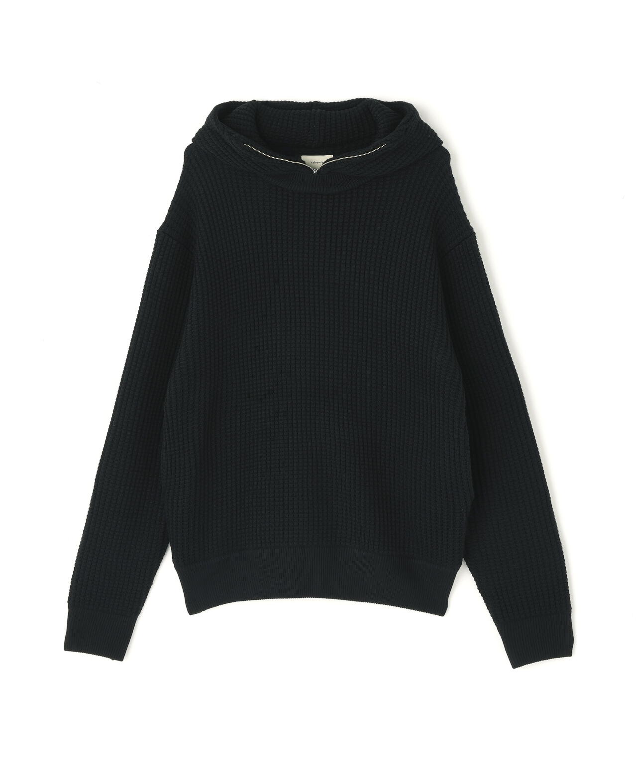 Toironier/トワロニエ/Zip Waffle Knit Hoodie