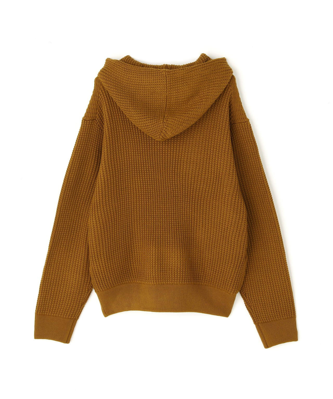 Toironier/トワロニエ/Zip Waffle Knit Hoodie