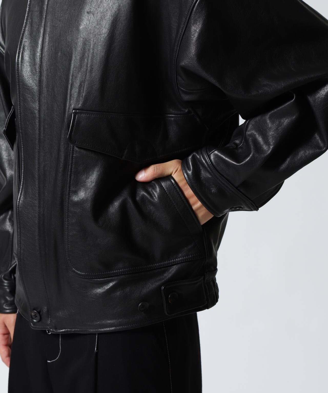 YOKE/ヨーク/Leather Flight Jacket/YK25FW01017B