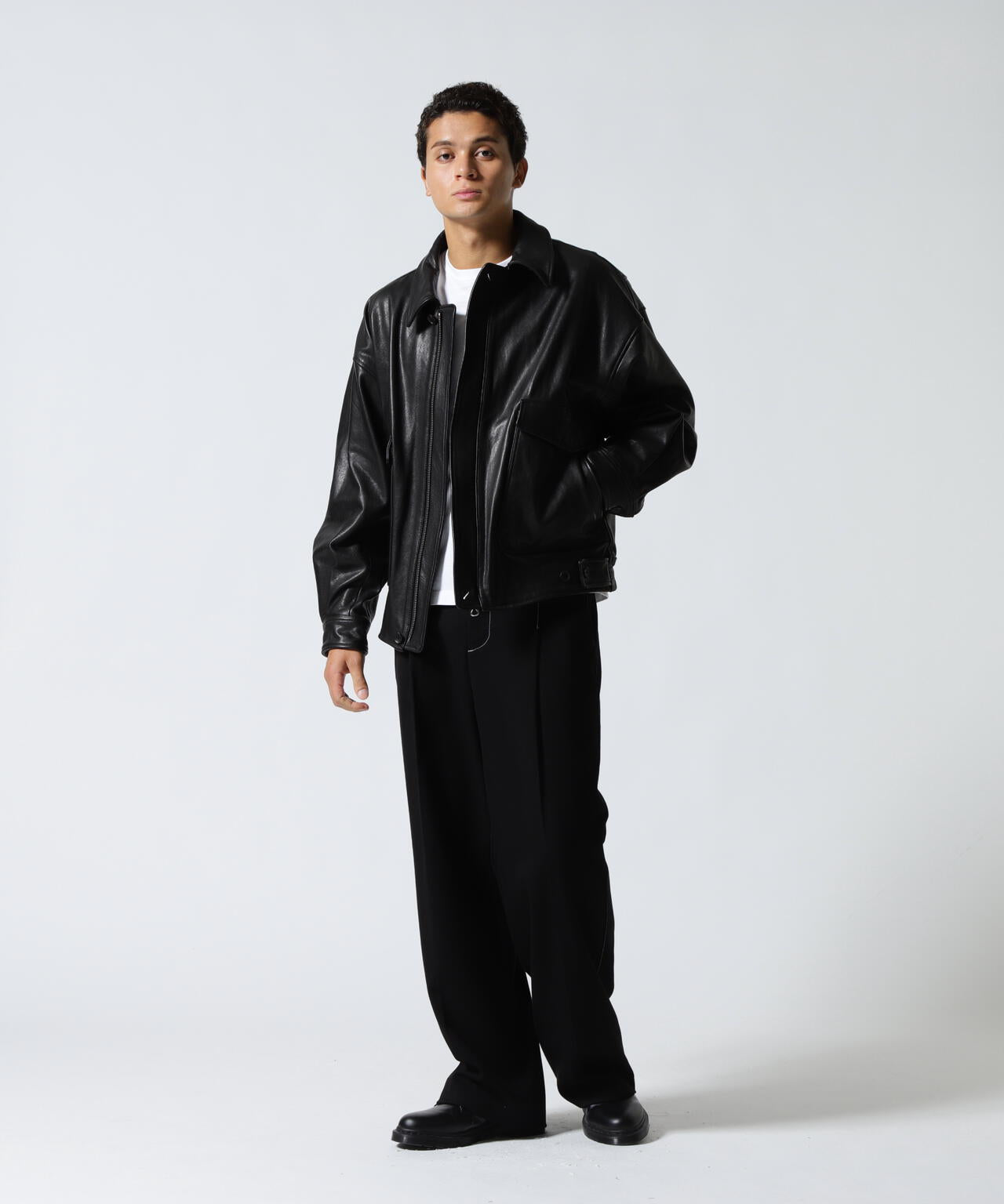 YOKE/ヨーク/Leather Flight Jacket/YK25FW01017B
