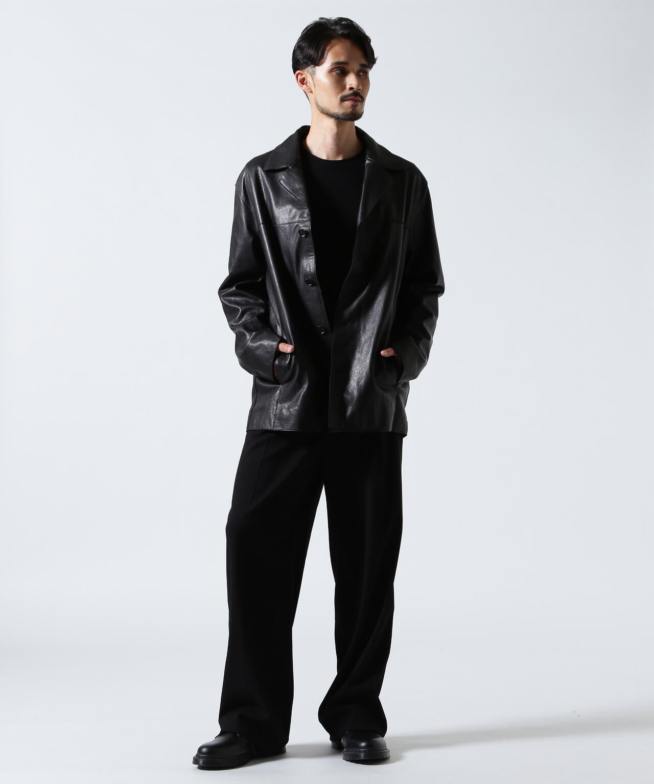 YOKE/ヨーク/Leather Car Jacket/YK25FW01018B