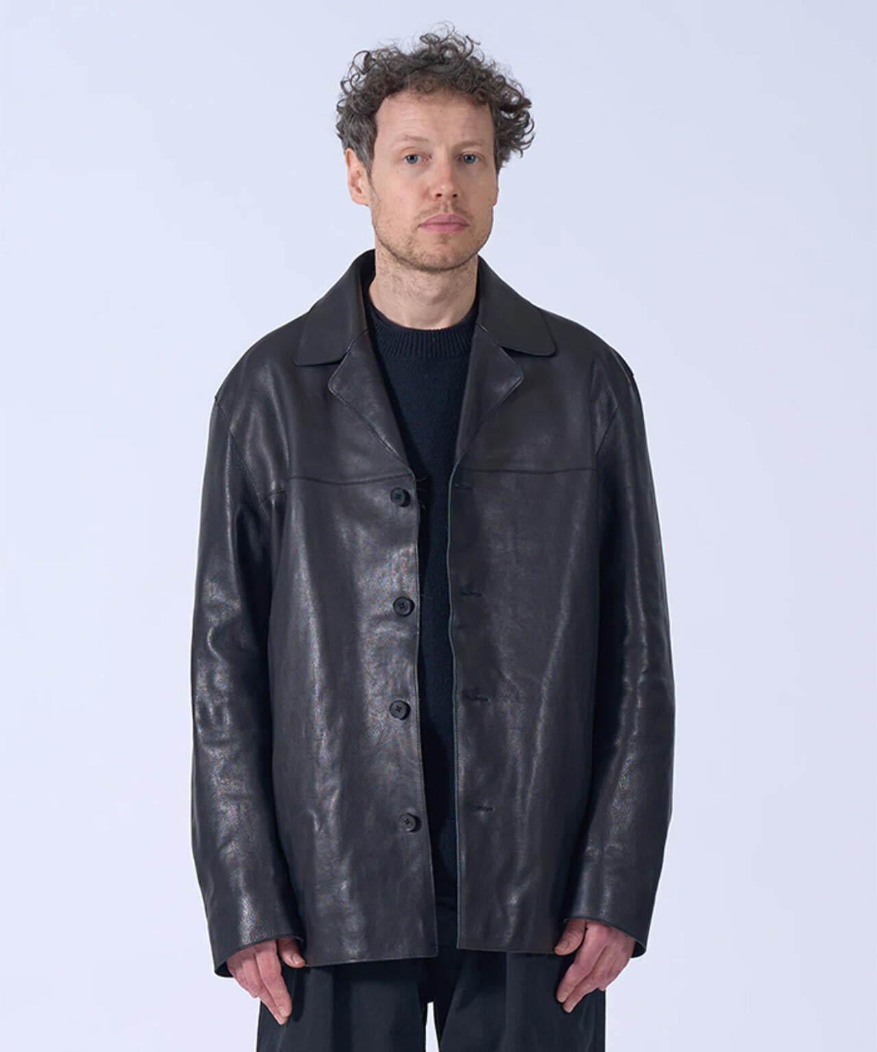 YOKE/ヨーク/Leather Car Jacket/YK25FW01018B